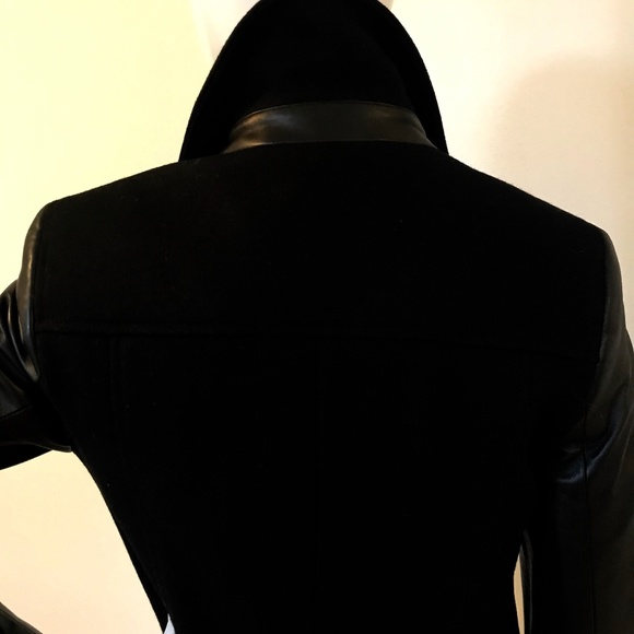 Ted Baker Alycia Coat Leather & Cashmere blend - Picture 5 of 8